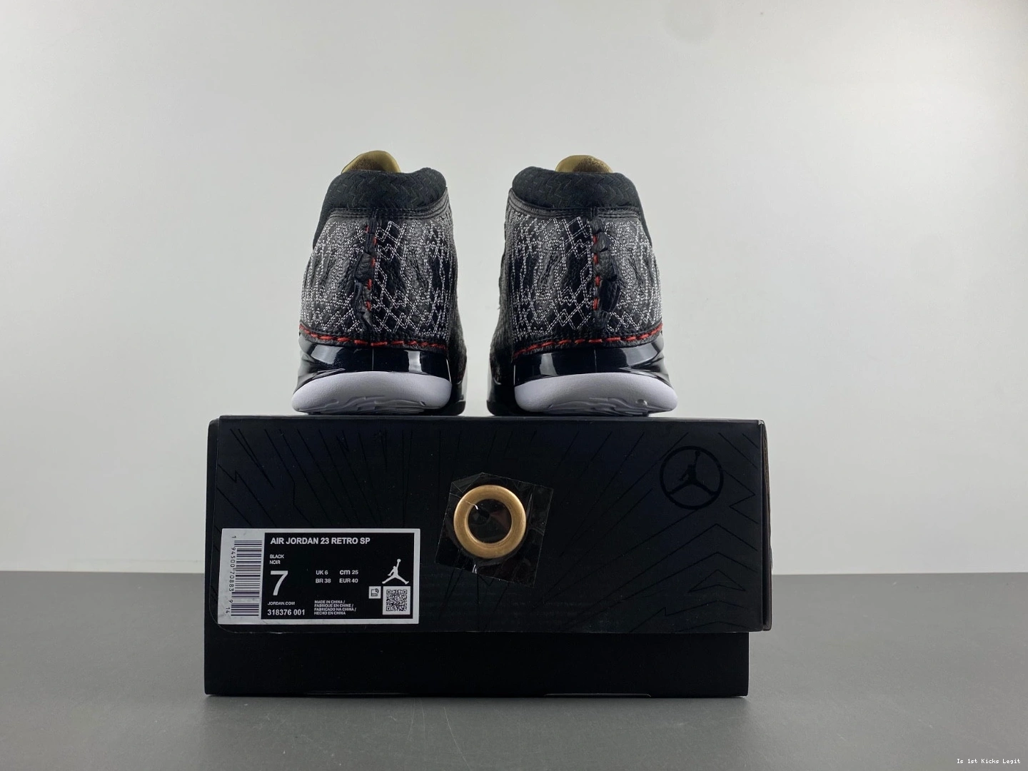 Stealth - 318376-001 23 Men's Jordan Black 1122